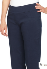 Ruby Rd Ruby Rd Navy Tech Twill Pull On Pant