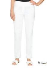 Ruby Road Ruby Rd White Tech Twill Pull On Pant