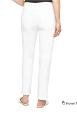 Ruby Road Ruby Rd White Tech Twill Pull On Pant