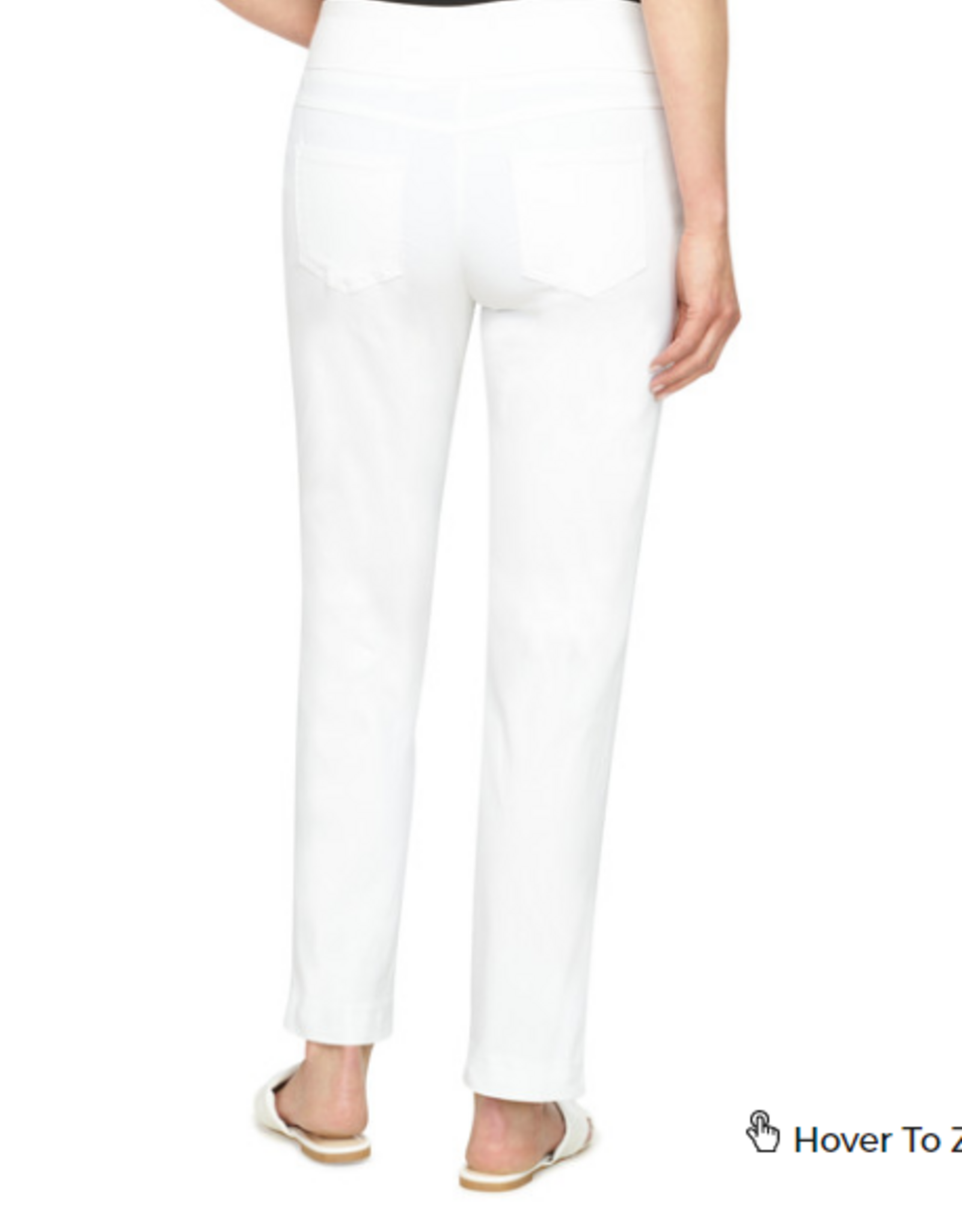 Ruby Road Ruby Rd White Tech Twill Pull On Pant