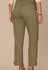 Democracy Democracy Lily Pad High Rise Tapered Utility Pant with Snap Hem
