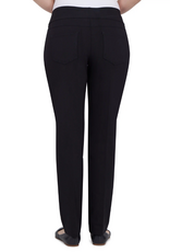 Ruby Rd Ruby Rd Black Petite Tech Twill Pull-On Pant