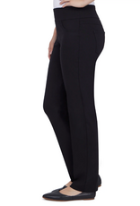 Ruby Rd Ruby Rd Black Petite Tech Twill Pull-On Pant