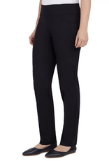 Ruby Rd Ruby Rd Black Petite Tech Twill Pull-On Pant