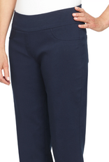 Ruby Rd Ruby Rd Navy Petite Tech Twill Pull-On Pant