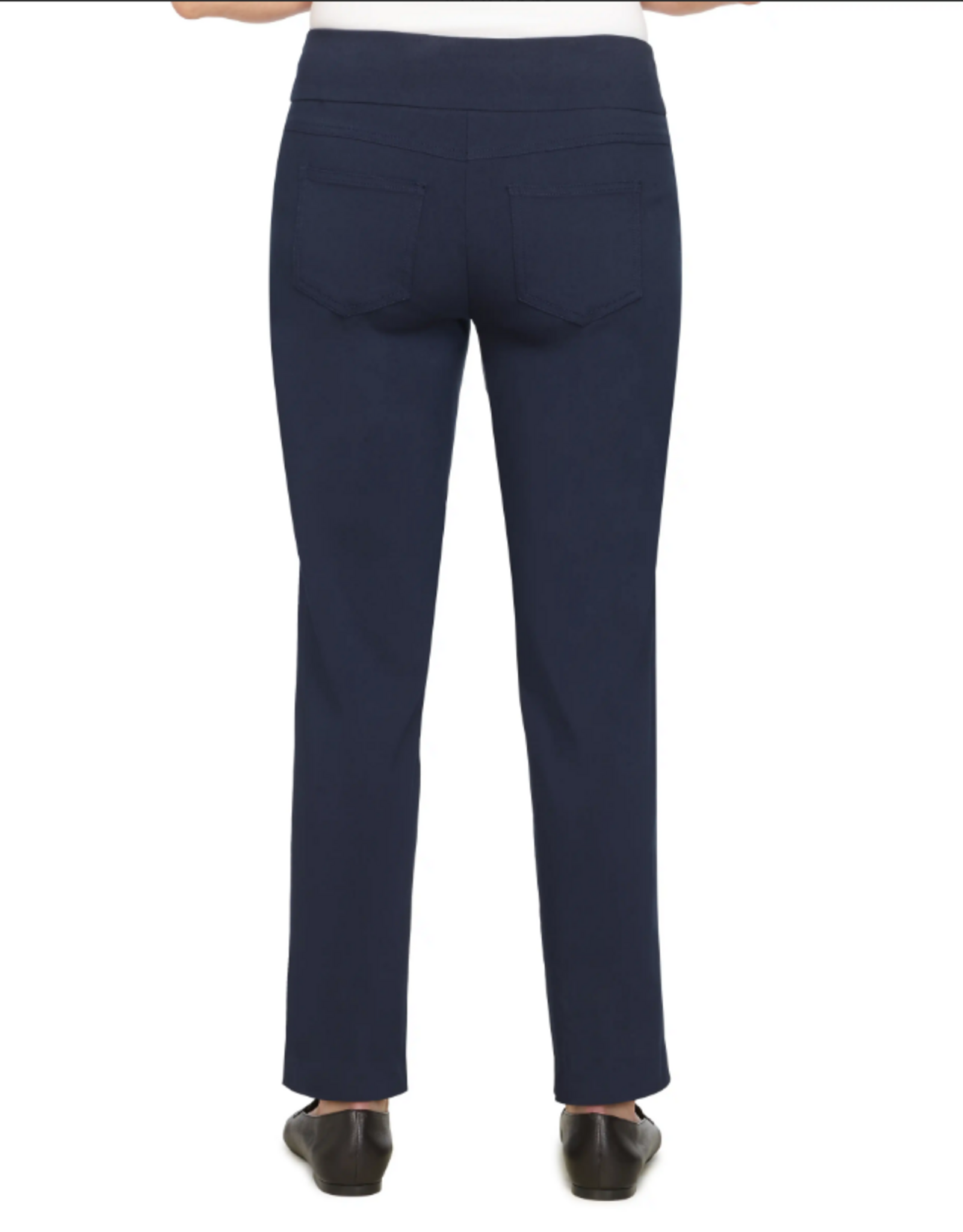 Ruby Rd Ruby Rd Navy Petite Tech Twill Pull-On Pant