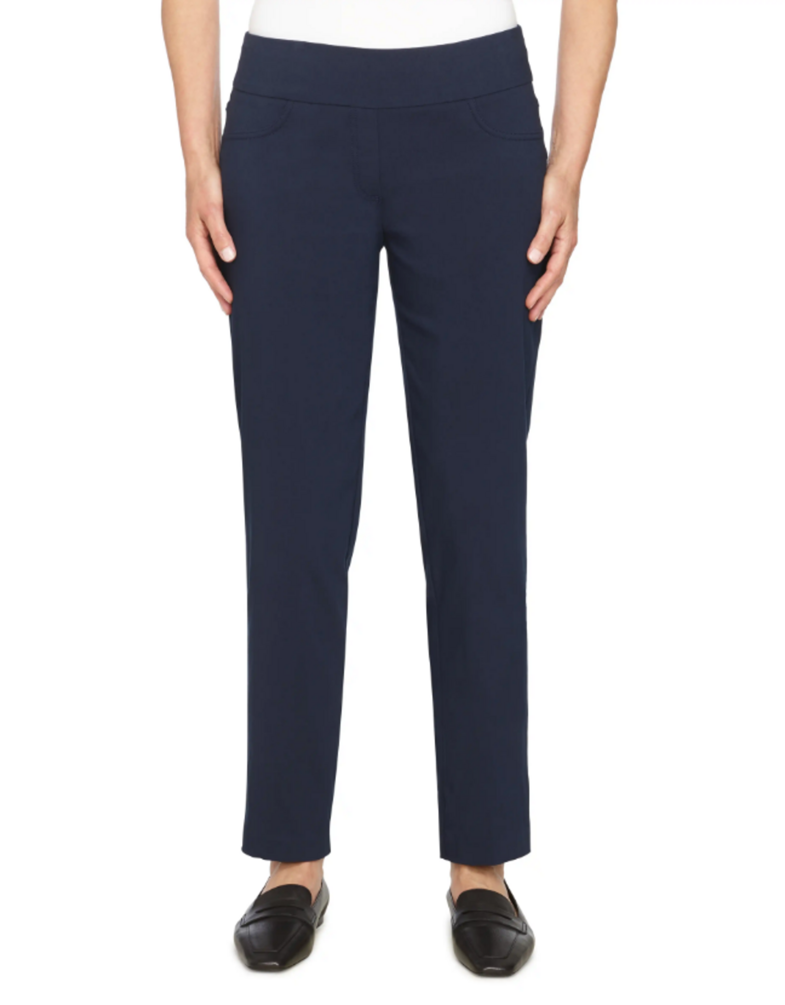 Ruby Rd Ruby Rd Navy Petite Tech Twill Pull-On Pant