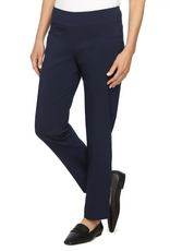 Ruby Rd Ruby Rd Navy Petite Tech Twill Pull-On Pant