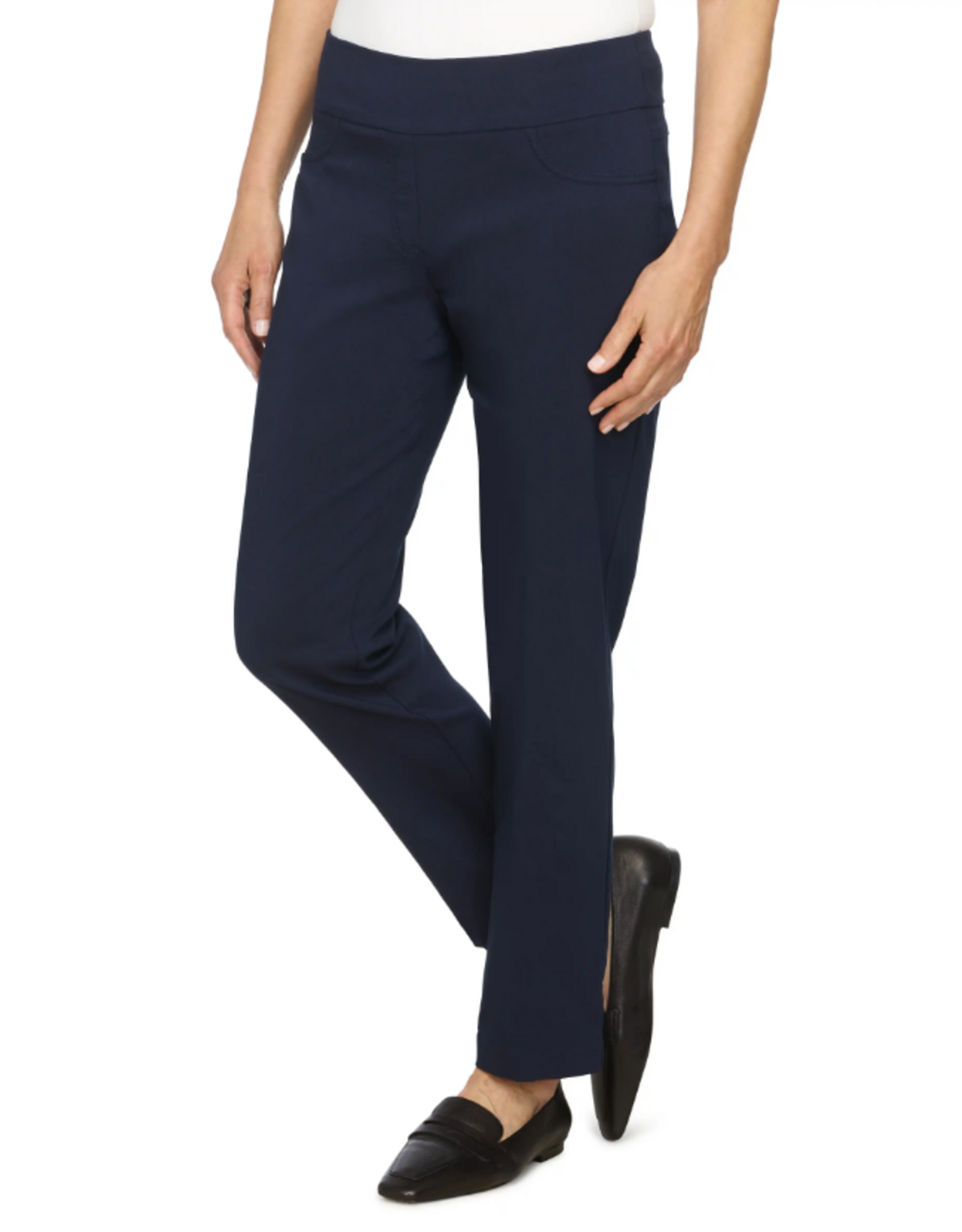 Ruby Rd Ruby Rd Navy Petite Tech Twill Pull-On Pant