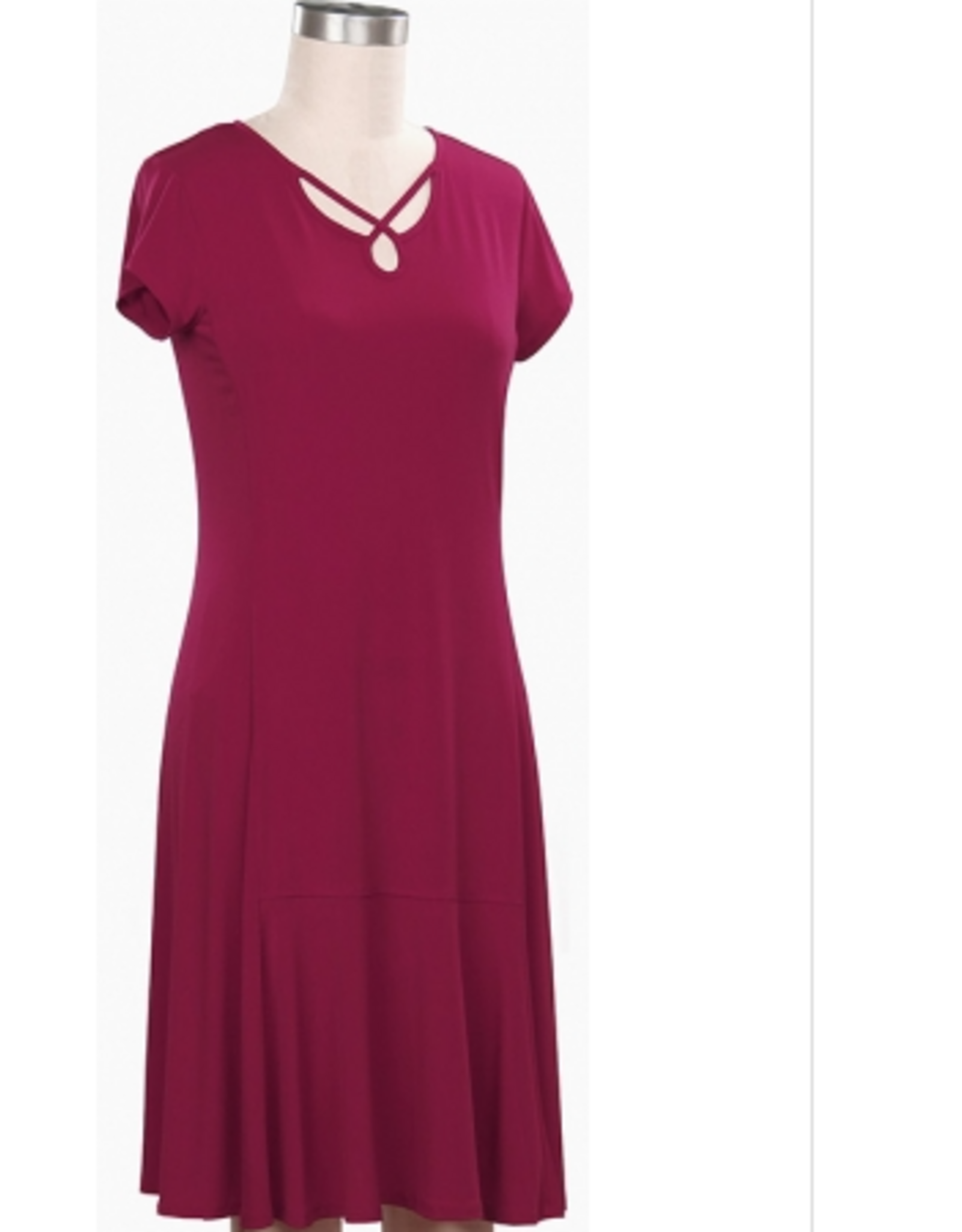 Southern Lady Southern Lady Red Hollywood  Short Sleeve Mid Length Petite Dress
