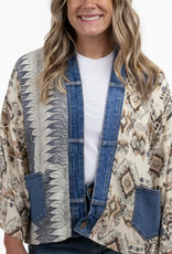 Shannon Passero Shannon Passero Monochrome Mix Open Front Karol Cardigan