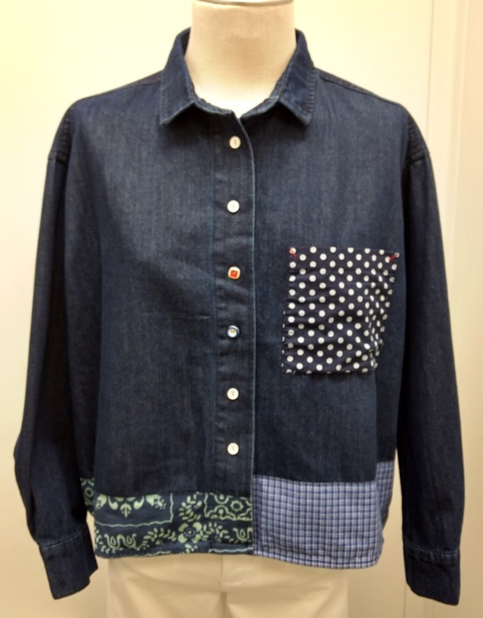 Shannon Passero Shannon Passero Denim Mix Erica Shirt