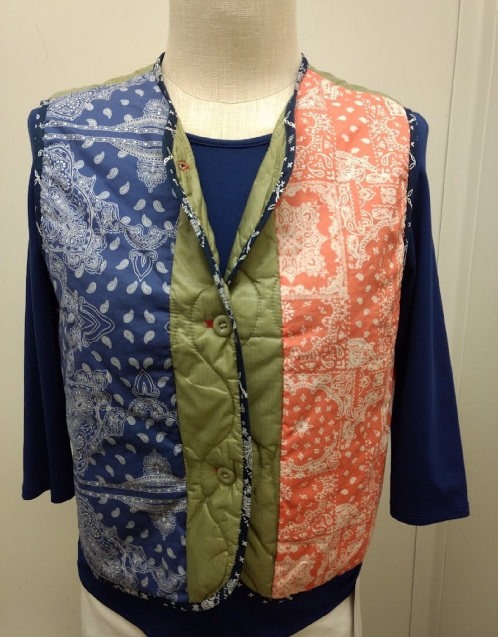 Shannon Passero Shannon Passero  Navy Mix Alex Vest