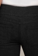 Ruby Rd Ruby Rd Petite Black Pull On Denim Pant