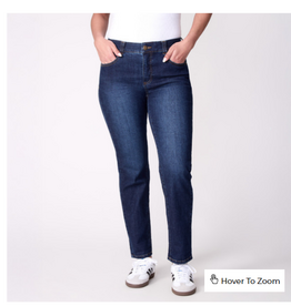Ruby Rd Ruby Rd Dark Indigo  Comfort Stretch Slim Fit Jeans