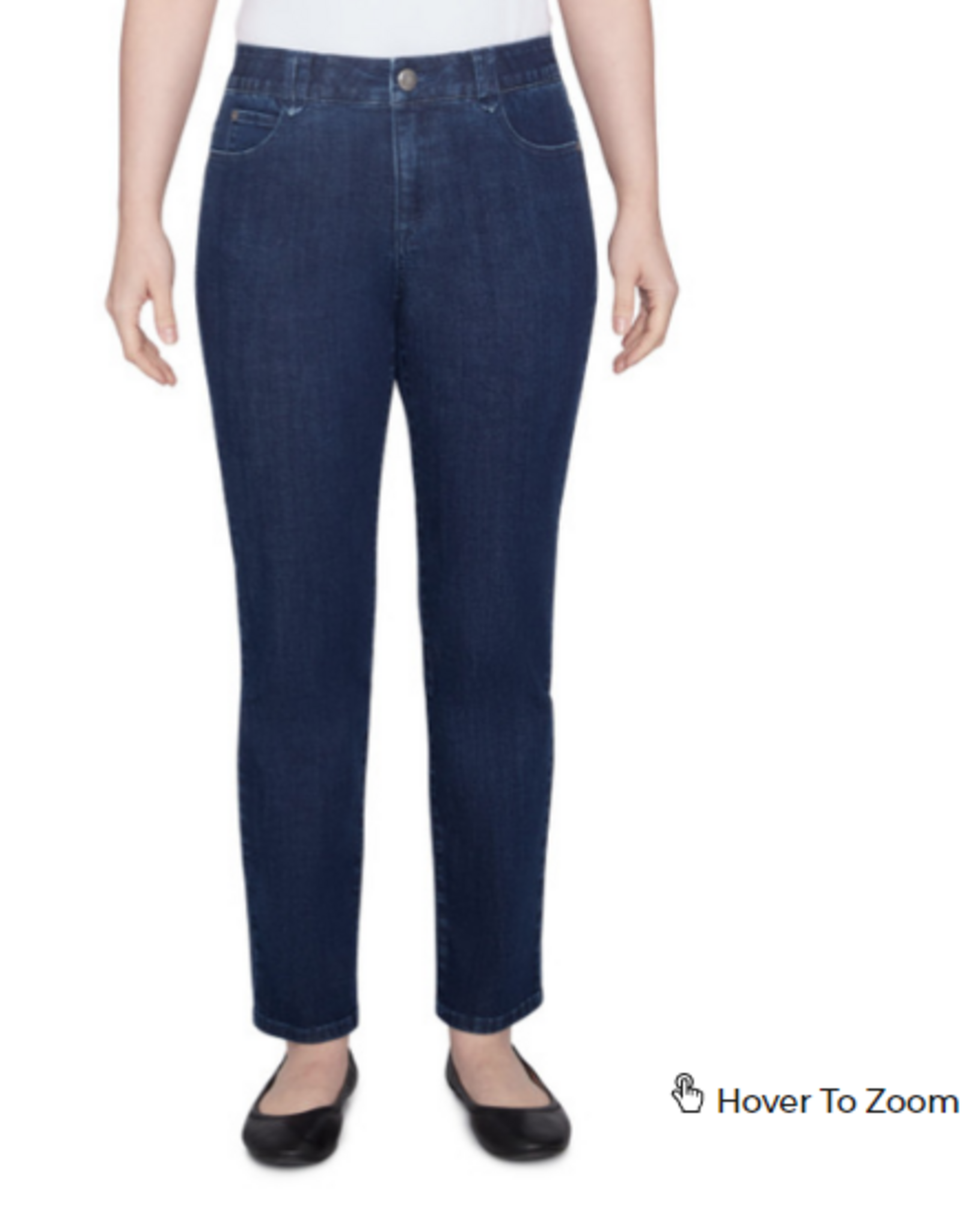Ruby Rd Ruby Rd Dark Indigo  Comfort Stretch Slim Fit Jeans