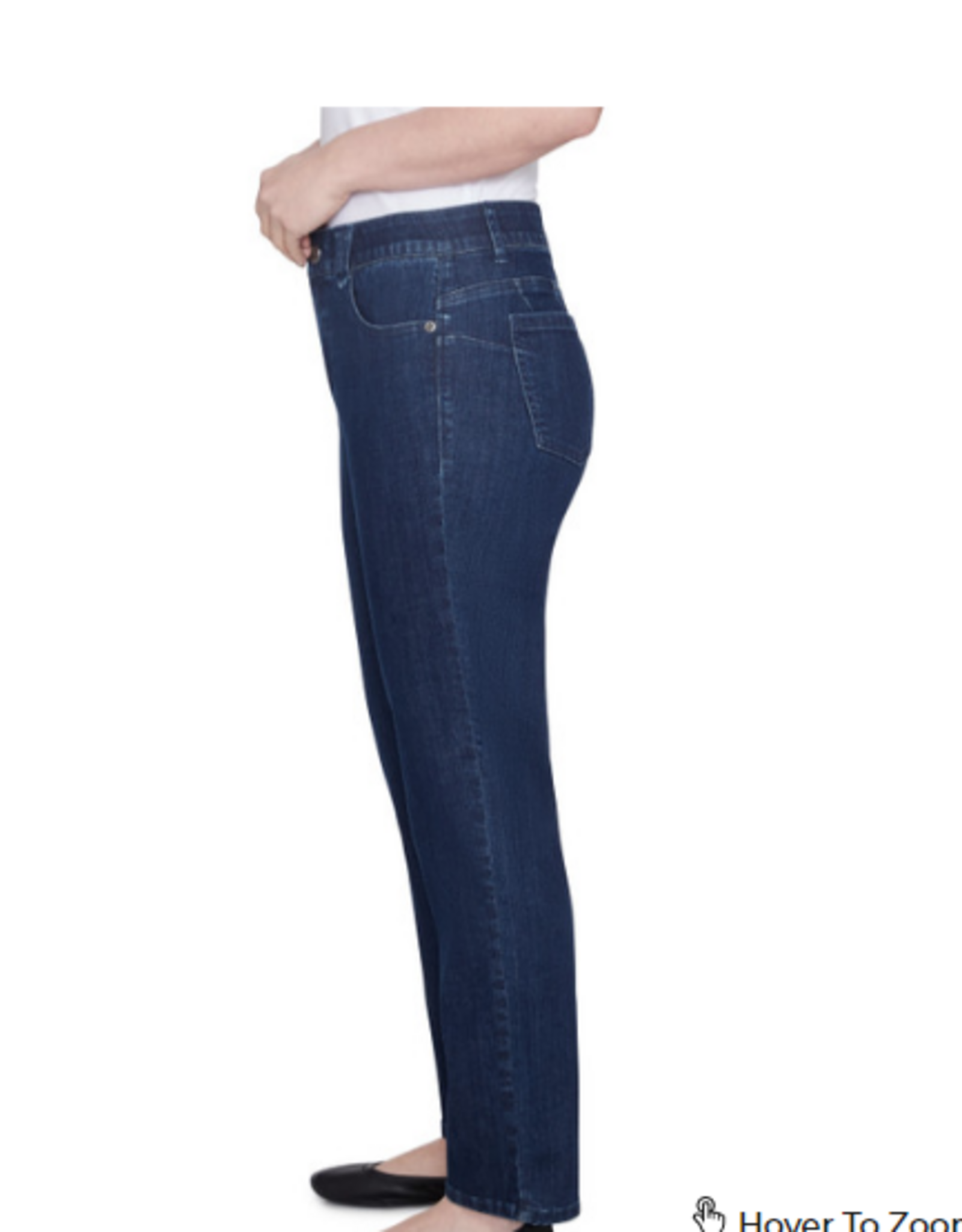Ruby Rd Ruby Rd Dark Indigo  Comfort Stretch Slim Fit Jeans