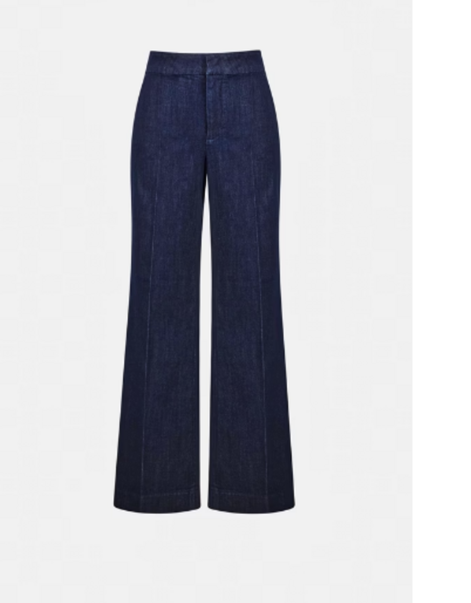 Joseph Ribkoff Joseph Ribkoff Dark Denim Blue High-Waisted Trousers
