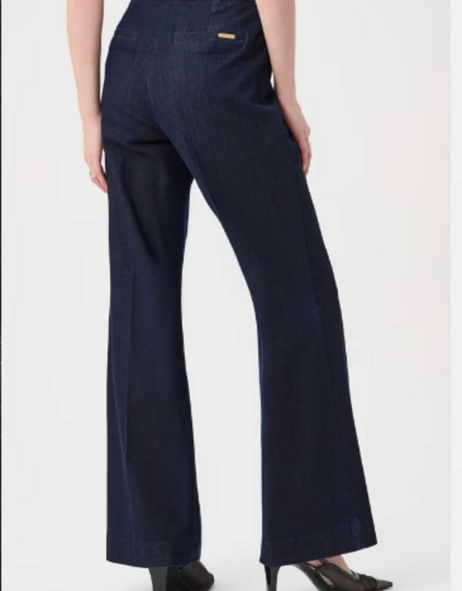 Joseph Ribkoff Joseph Ribkoff Dark Denim Blue High-Waisted Trousers