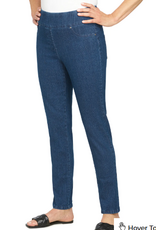 Ruby Rd Ruby Rd 99403 Indigo Pull On Denim Pant