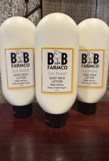 B and B Farm Co B and B FARMCO Sun Kissed Goat Milk Lotion