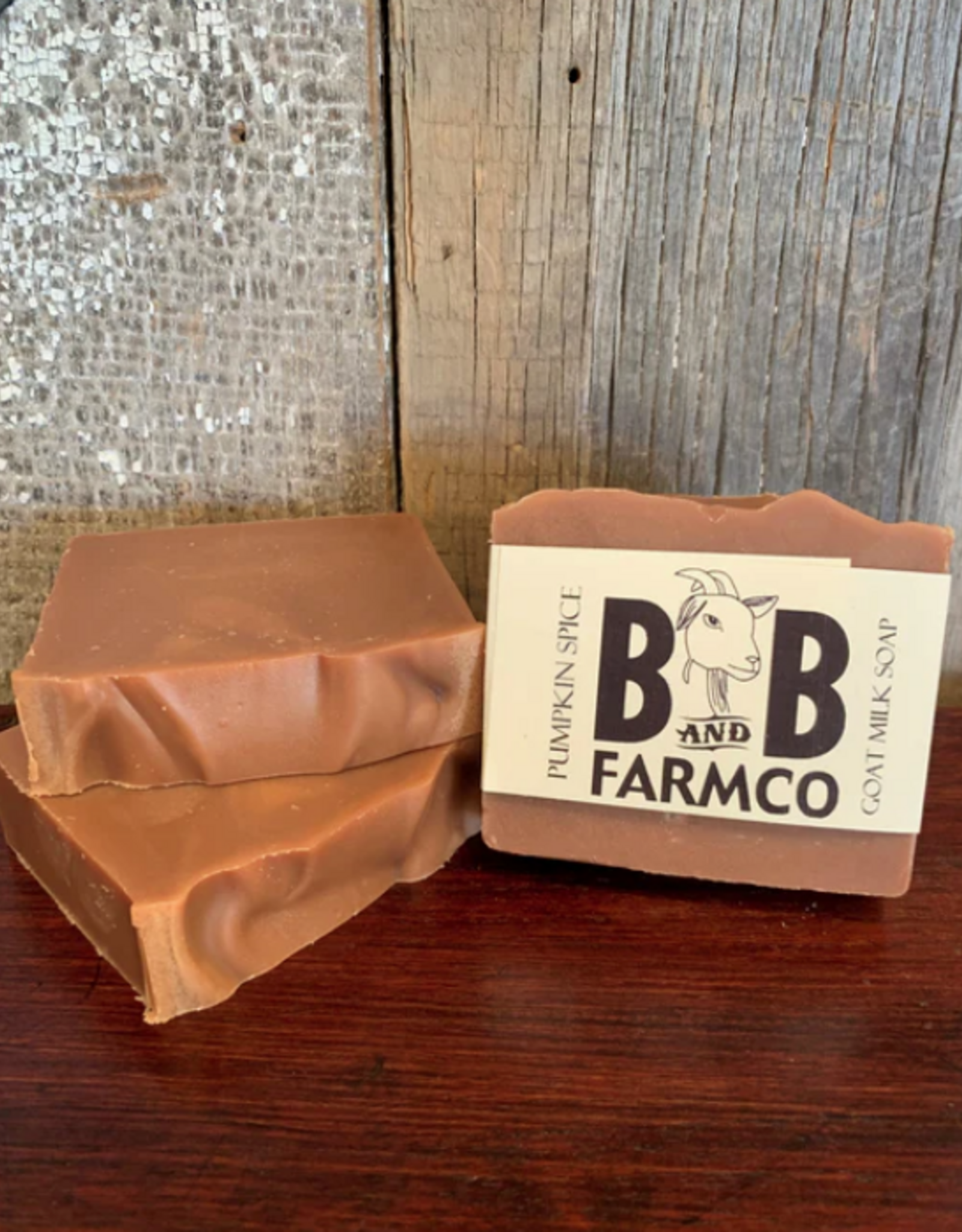 B and B Pumpkin Spice Goat Milk Soap