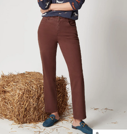Ruby Rd Ruby Rd Dark Chocolate Petite Women's Soft Stretch Slim Fit Color Denim Jeans