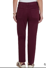 Ruby Rd Ruby Rd Dark Fig Women's Soft Stretch Slim Fit Color Denim Jeans