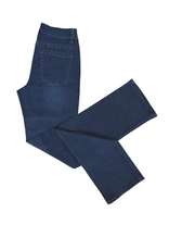 Ethyl Ethyl Blissful Blue Mid Rise Straight Leg Classic Style Jean