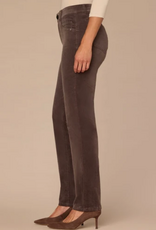Democracy Democracy Espresso Corduroy Straight Leg Petite Pant