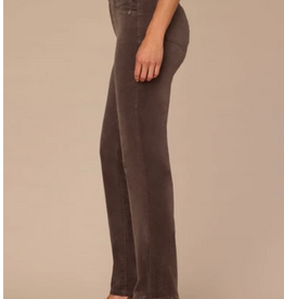 Democracy Democracy Espresso Corduroy Straight Leg Petite Pant