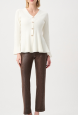 Joseph Ribkoff Joseph Ribkoff Foiled Silky Knit Straight Pull-On Pants