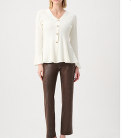 Joseph Ribkoff Joseph Ribkoff  Foiled Silky Knit Straight Pull-On Pants