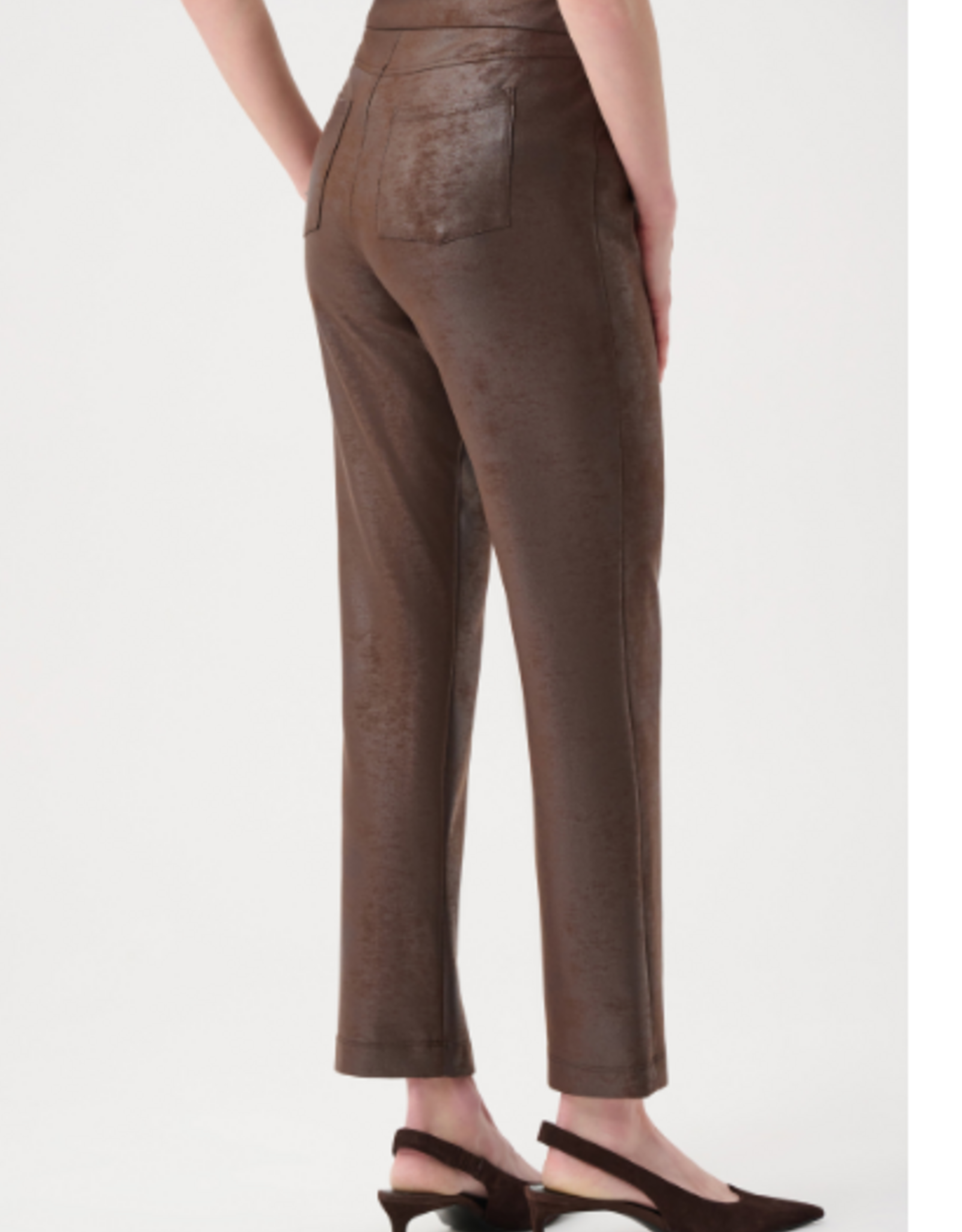 Joseph Ribkoff Joseph Ribkoff Foiled Silky Knit Straight Pull-On Pants