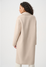 Joseph Ribkoff Joseph Ribkoff Oatmeal Wool Blend Plaid Reversible Boxy Coat