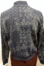 Threads 4 Thought Threads 4 Thought TWA4784P1 Navy Paisley Print Zip Front Long Sleeve Jacket