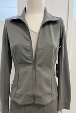Habitat HabitatUmber Madison Luxe Ponte Zip Up Jacket