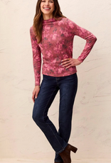 Tribal Tribal Nostalgia Knit Funnel Neck Long Sleeve Top