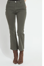 Lysse Lysse Olive Ankle Estelle Every Day Flare Denim