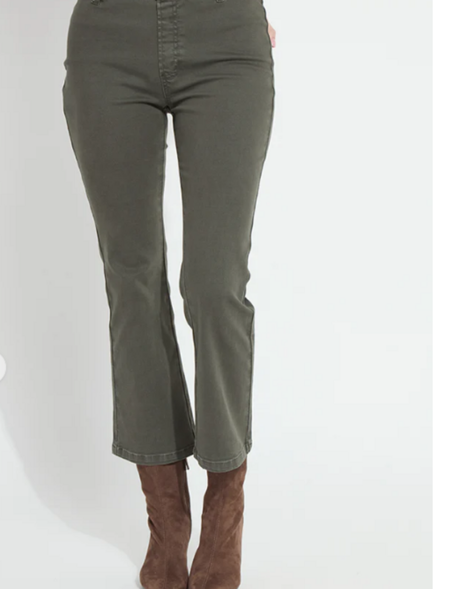 Lysse Lysse Olive Ankle Estelle Every Day Flare Denim