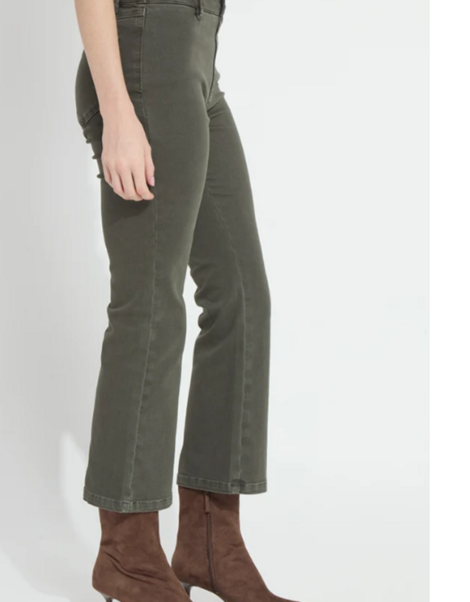 Lysse Lysse Olive Ankle Estelle Every Day Flare Denim