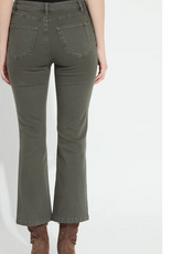 Lysse Lysse Olive Ankle Estelle Every Day Flare Denim