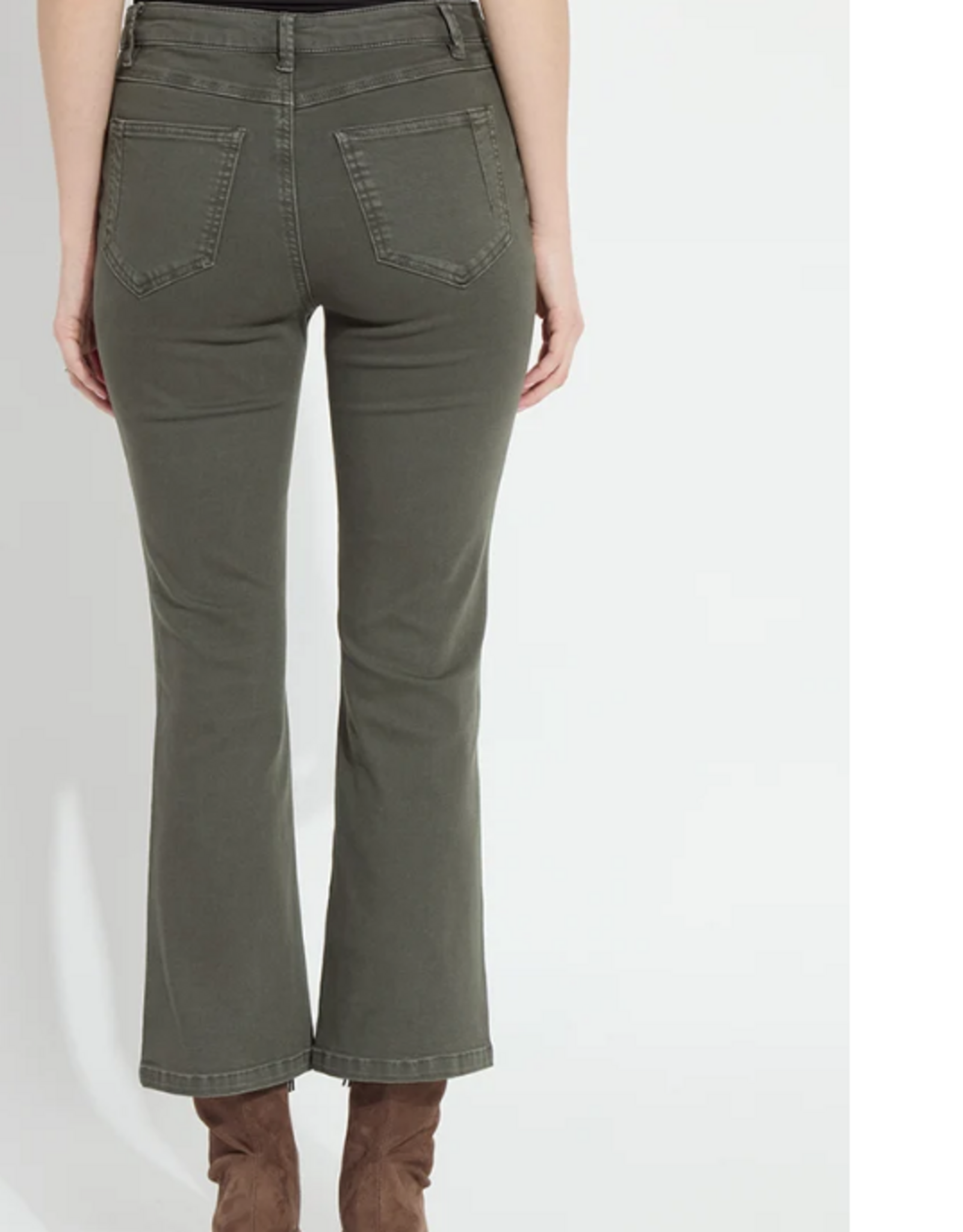 Lysse Lysse Olive Ankle Estelle Every Day Flare Denim