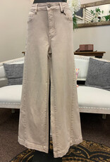 APNY APNY Antique Beige The Godet Wide Leg Jean