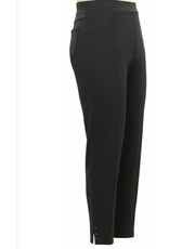 N Touch N Touch Charcoal Pull On Ponte Solid Ankle Petite Pant