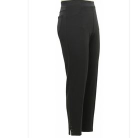 N Touch N Touch Charcoal Pull On Ponte Solid Ankle Petite Pant