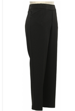 Southern Lady Southern Lady Black Pull On Crepe Solid Petite Pant