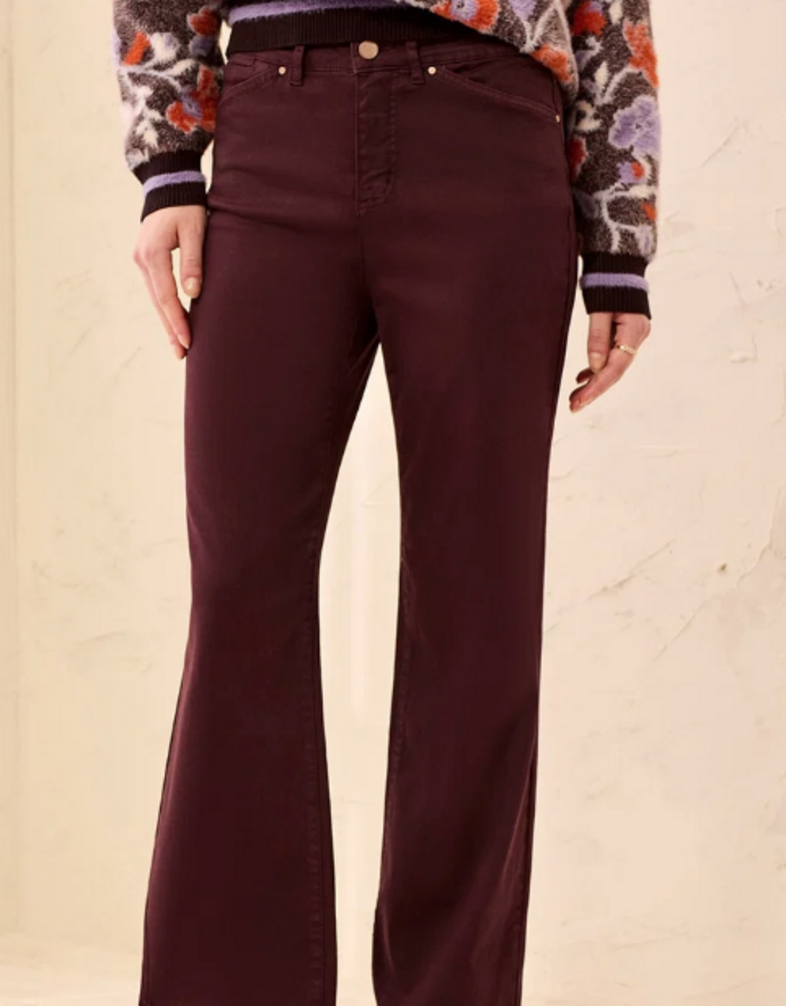 Tribal Tribal Fudge Comfort  Stretch Wide Leg Pull-On Pants