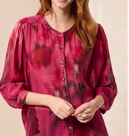 Tribal Tribal Nostalgia Round Neck Dolman Sleeve Top