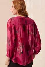 Tribal Tribal Nostalgia Round Neck Dolman Sleeve Top